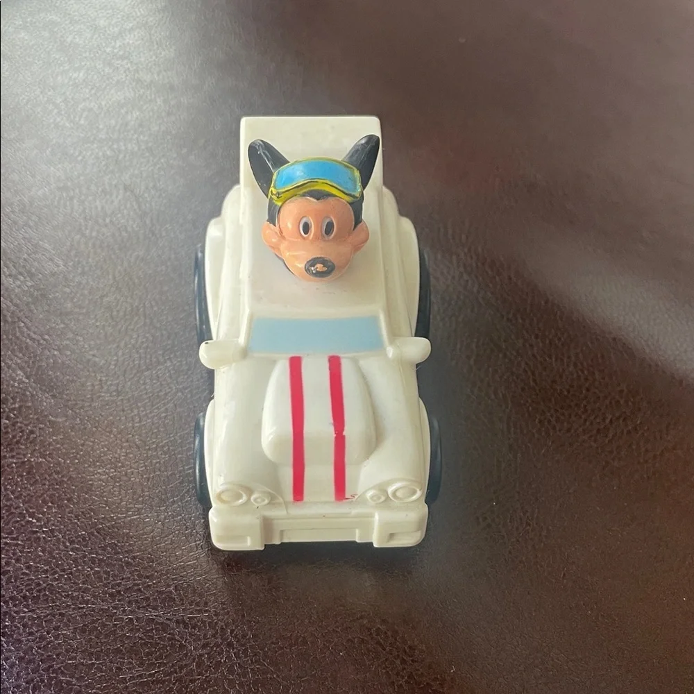 Character-Themed Toy Car - White and Red